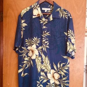 QUICKSILVER EDITION MEN LG VINTAGE HAWAIIAN SHIRT